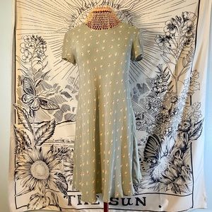 VTG 90s Laundry by Shelli Segal boho dress Small